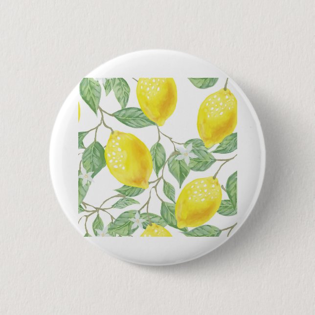 Chapa Redonda De 5 Cm Lemones adorables (Anverso)