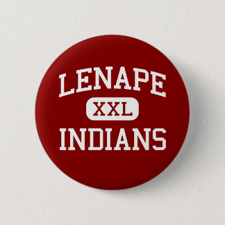 Chapa Redonda De 5 Cm Lenape - indios - alto - Medford New Jersey