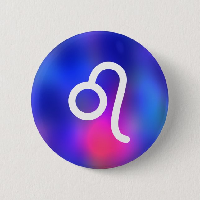 Chapa Redonda De 5 Cm Leo (Anverso)