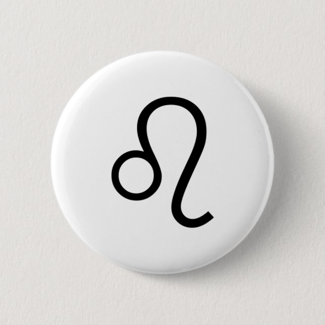 Chapa Redonda De 5 Cm Leo (Anverso)