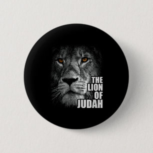 Chapa Redonda De 5 Cm León de Judá Jesús Fe Cristiana Sobre Miedo Prem