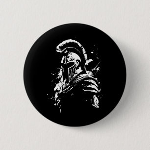 Chapa Redonda De 5 Cm Leonidas Spartan Helmet Gym Sparta Formación Grieg