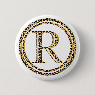 Chapa Redonda De 5 Cm Leopard R