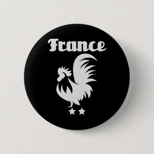 Chapa Redonda De 5 Cm Les Bleus 2025 Fútbol Francés Francia Vintage Retr
