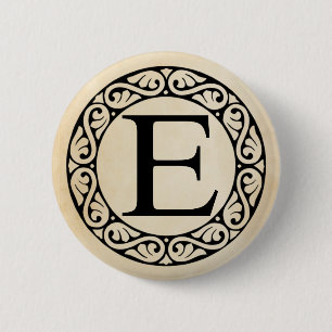 Chapa Redonda De 5 Cm Letra griega alfabeta epsilon