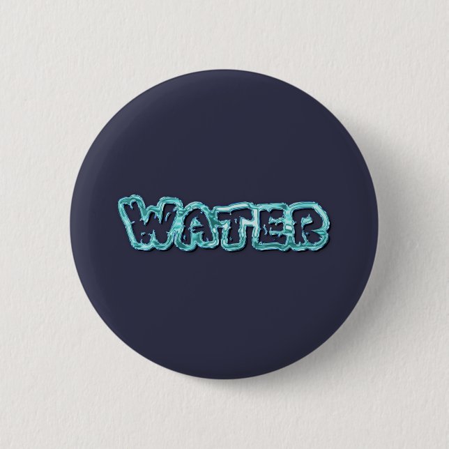 Chapa Redonda De 5 Cm Letras de agua potable (Anverso)