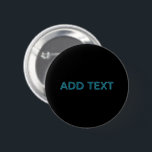 Chapa Redonda De 5 Cm Letras editables con sombra de caída<br><div class="desc">Texto audaz y expresivo,  ¡personalizar como quieras!</div>
