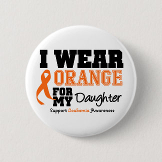 Chapa Redonda De 5 Cm Leucemia Que Uso Naranja Para Mi Hija