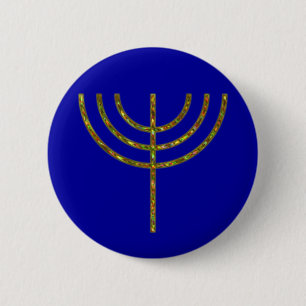 Chapa Redonda De 5 Cm leuchter siebenarmiger menorah rune candleholder