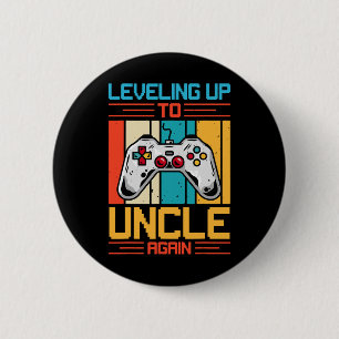 Chapa Redonda De 5 Cm Levántate Al Tío De Nuevo Gamer Promocionado Al Tí
