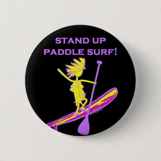 Chapa Redonda De 5 Cm ¡Levántate Paddle Surf!