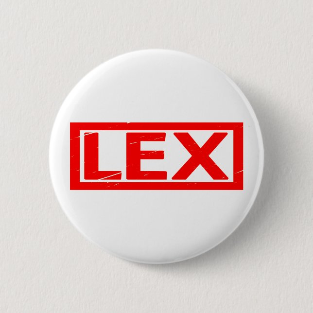 Chapa Redonda De 5 Cm Lex Stamp (Anverso)