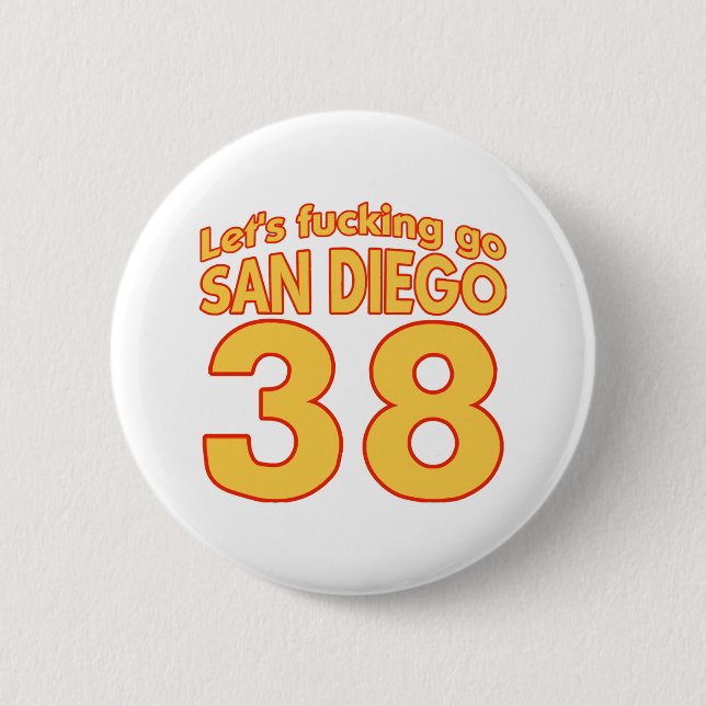 Chapa Redonda De 5 Cm LFG San Diego  (Anverso)