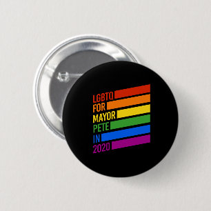 Chapa Redonda De 5 Cm LGBTQ Para El Alcalde Pete 2020
