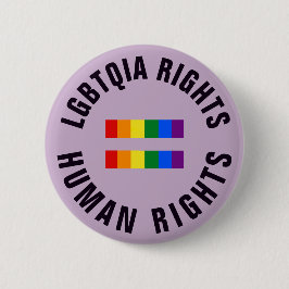 Chapa Redonda De 5 Cm LGBTQIA endereza derechos humanos iguales
