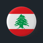 Chapa Redonda De 5 Cm líbano<br><div class="desc">Bandera del Líbano. La bandera arábiga:・・・ن Líbano está formada por dos rayas horizontales rojas que envuelven una franja horizontal blanca. El cedro verde del centro toca cada una de las rayas rojas y su anchura es un tercio de la de la bandera. Fue diseñado para ser una bandera neutral, no...</div>