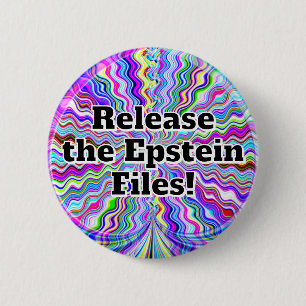 Chapa Redonda De 5 Cm ¡Libere los archivos Epstein!