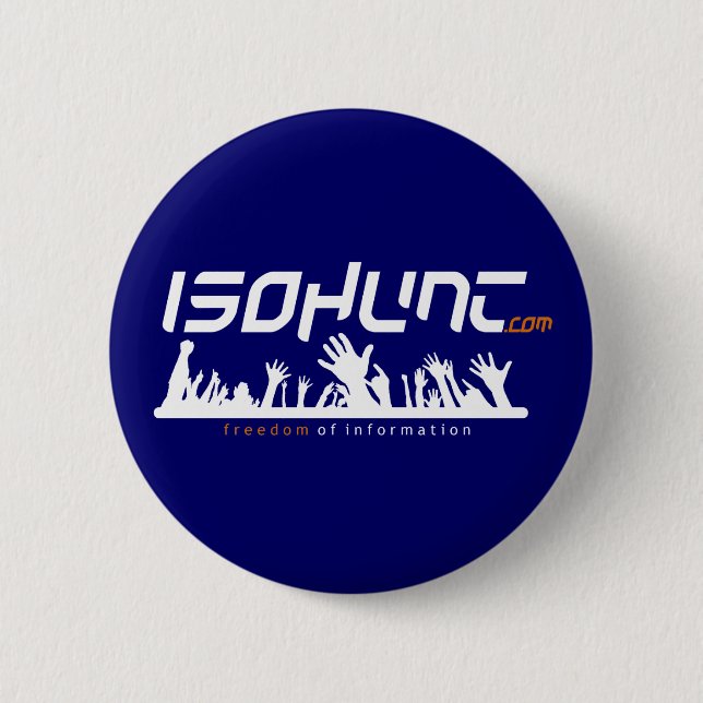 Chapa Redonda De 5 Cm Libertad de información (Anverso)