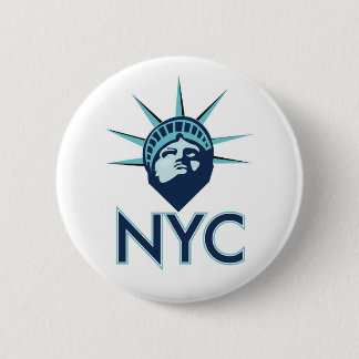 Chapa Redonda De 5 Cm Libertad de NYC