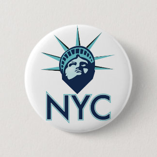 Chapa Redonda De 5 Cm Libertad de NYC