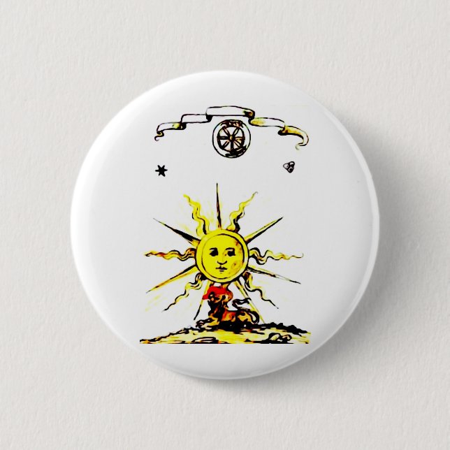 CHAPA REDONDA DE 5 CM LIBRO PERDIDO DE NOSTRADAMUS (Anverso)