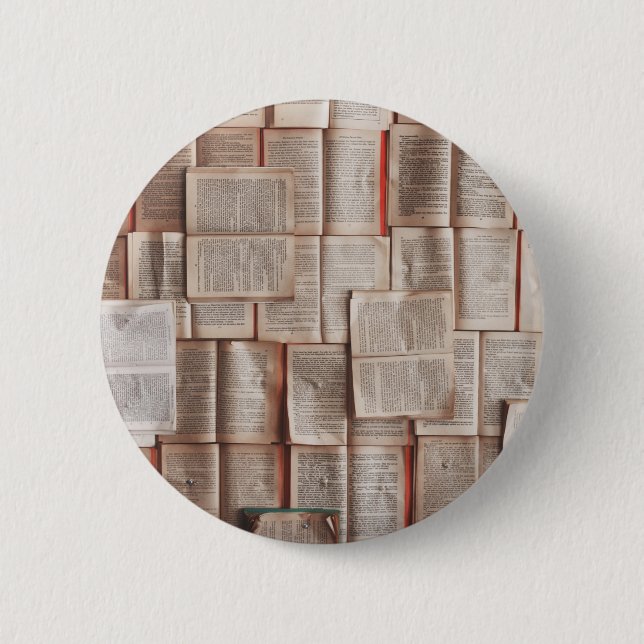 Chapa Redonda De 5 Cm Libros de época (Anverso)