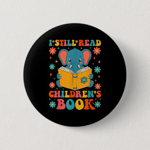 Chapa Redonda De 5 Cm Libros infantiles divertidos lectura gráfica