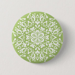 Chapa Redonda De 5 Cm Lichen Mandala