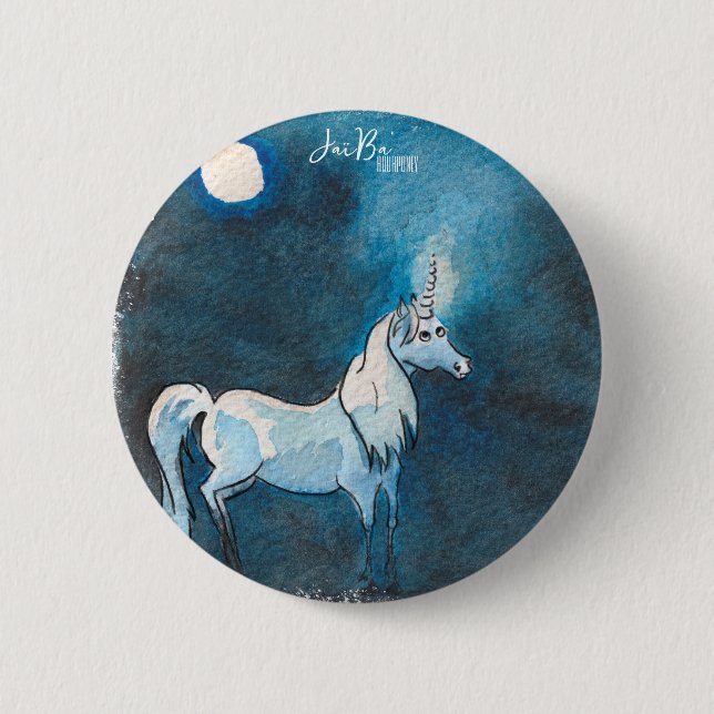 Chapa Redonda De 5 Cm Licorne Badge (Anverso)