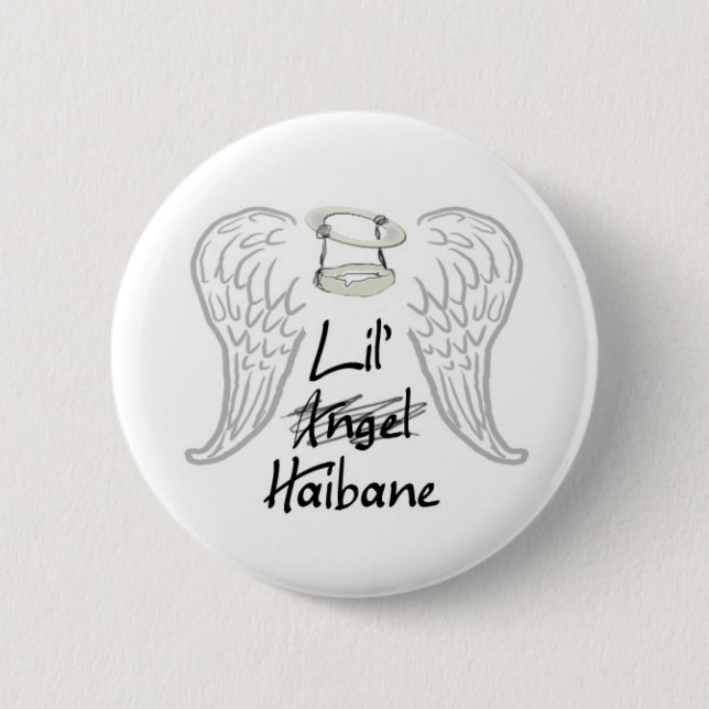 Chapa Redonda De 5 Cm Lil Haibane (Anverso)