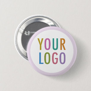Chapa Redonda De 5 Cm Lilac Purple Pin Back Button Personalizado Logo Ba