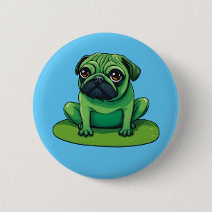 Chapa Redonda De 5 Cm Lili Pug