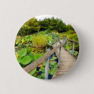 Chapa Redonda De 5 Cm Lily Pond
