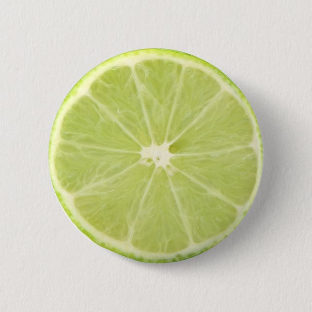 Chapa Redonda De 5 Cm Lime Fruit Fresco Slice (Anverso)