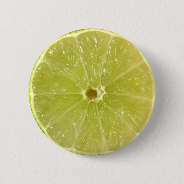Chapa Redonda De 5 Cm Lime Slice (Anverso)