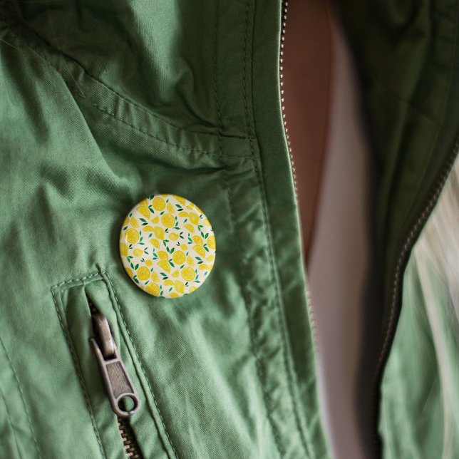 Chapa Redonda De 5 Cm Limones acuarelas - amarillo y verde (Subido por el creador)