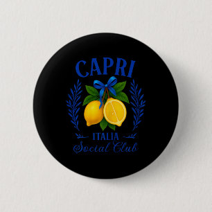 Chapa Redonda De 5 Cm Limones Capri Italia Viajes Campania Mar Tirreno
