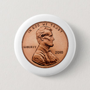 CHAPA REDONDA DE 5 CM LINCOL PENNY