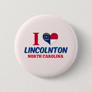 Chapa Redonda De 5 Cm Lincolnton, Carolina del Norte