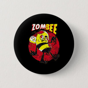 Chapa Redonda De 5 Cm Lindo Apicultor Zombie Abeja Zombee Apicultor's