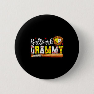 Chapa Redonda De 5 Cm Lindo grammy de béisbol grammy de sóftbol estadio