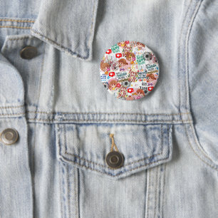 Chapa Redonda De 5 Cm Lindo Motivacional – Cita Positiva Kawaii 