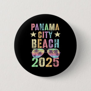 Chapa Redonda De 5 Cm Lindo viaje de vacaciones a la playa en Panama Cit