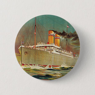 Chapa Redonda De 5 Cm Línea americana noruega