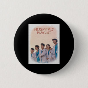 Chapa Redonda De 5 Cm Lista de reproducción de hospital Kdrama Wise Médi