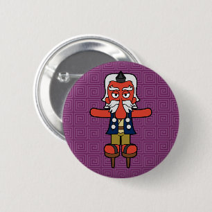 Chapa Redonda De 5 Cm Little Daitengu Yokai