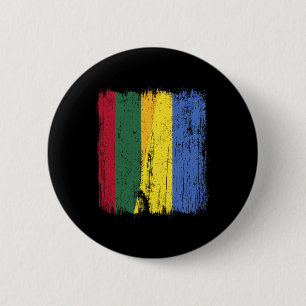 Chapa Redonda De 5 Cm Lituania Ucrania Media Bandera Lituana Herencia Uc