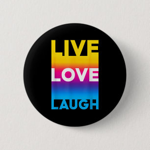 Chapa Redonda De 5 Cm Live Love Motivational Inspire Citas gráficas Guay