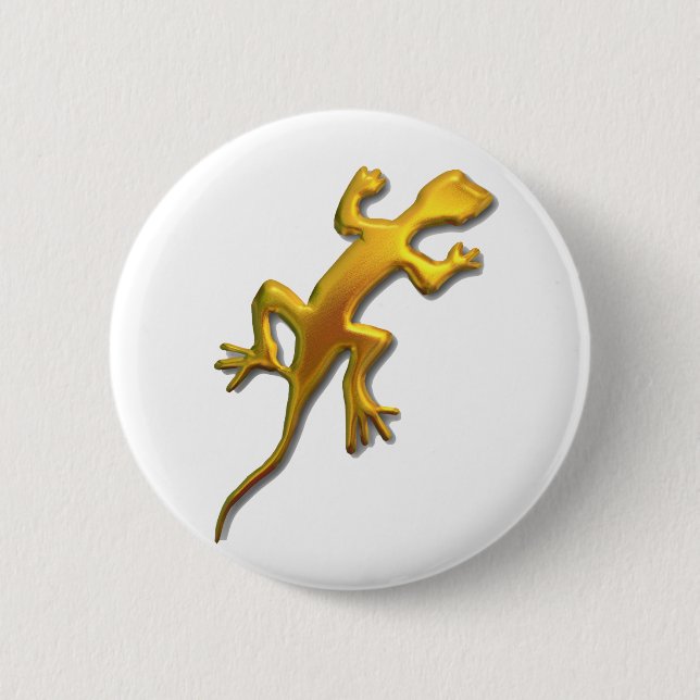 Chapa Redonda De 5 Cm Lizard (Anverso)