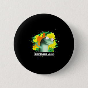 Chapa Redonda De 5 Cm Lizard Lizard Lizard Shirard Gracioso Animal Extra
